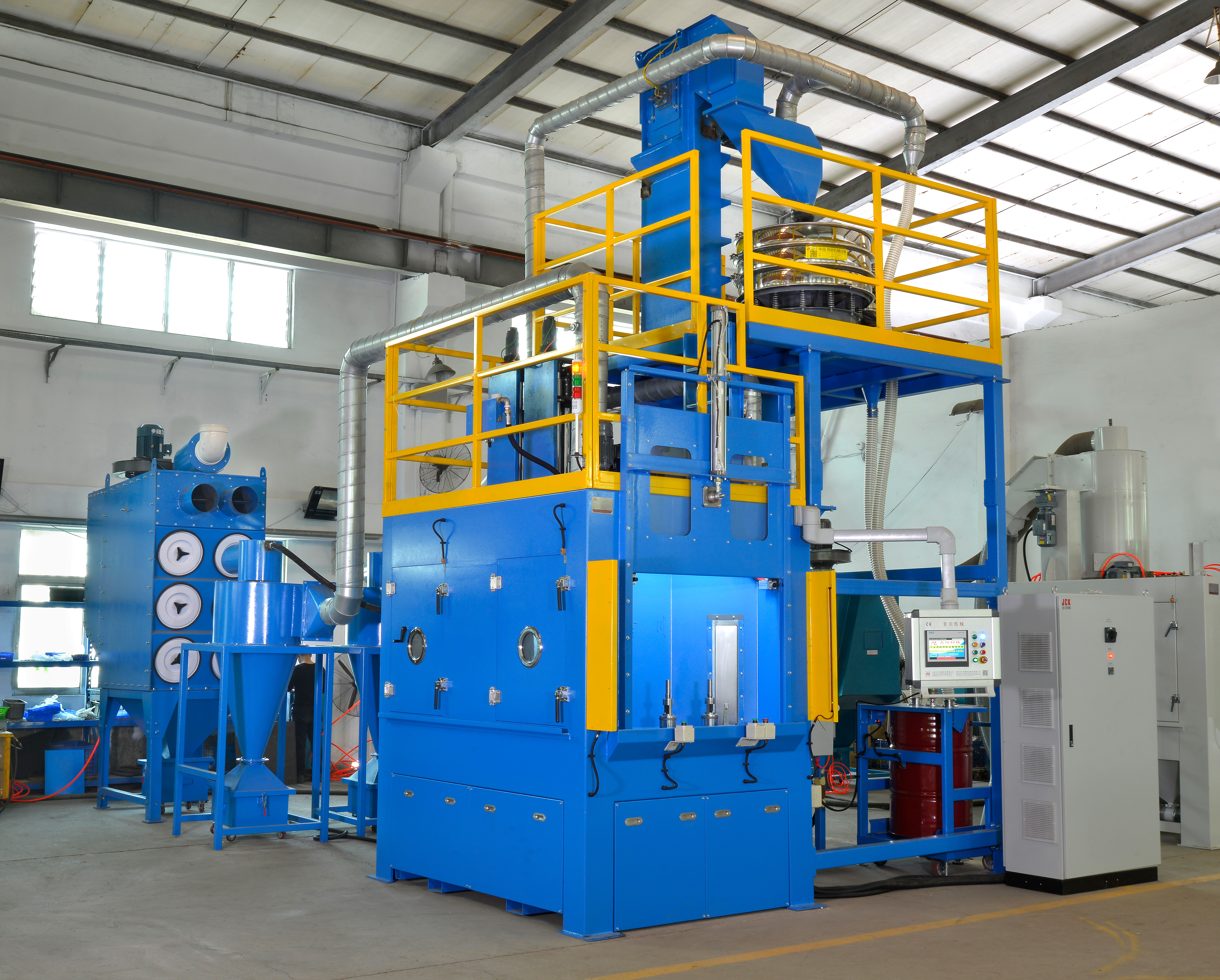 Automatic CNC sandblasting machine
