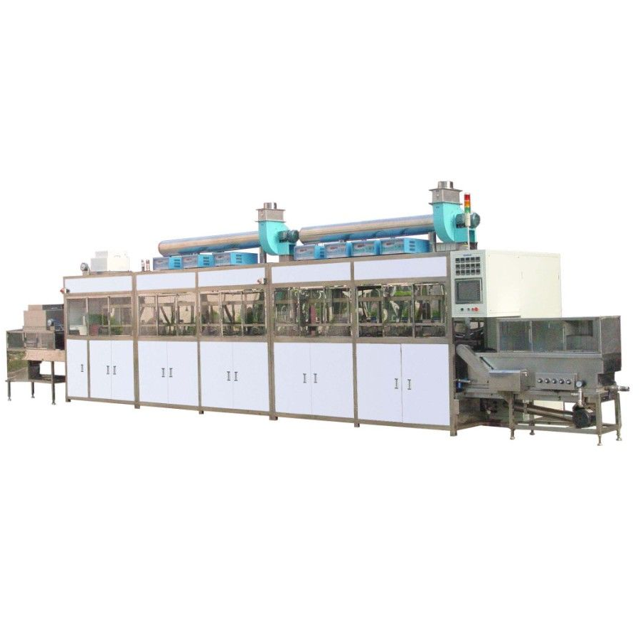14 slot fully automatic LCD glass ultrasonic cleaning machine