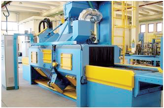 JCK-TG1000-4P through shot blasting machine